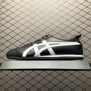 Black Mexico 66 Leather Sneakers Onitsuka Tiger